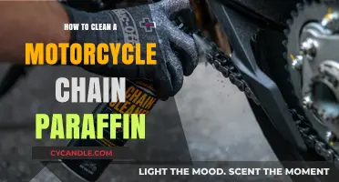 Effective Motorcycle Chain Cleaning with Paraffin Wax: A Step-by-Step Guide
