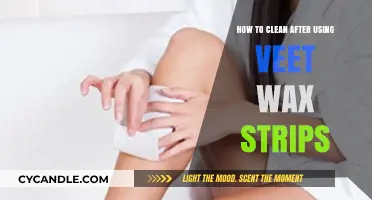 Effortless Cleanup: Post-Veet Wax Strip Routine