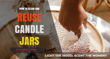 Transforming Candle Jars: Clean and Reuse with Ease