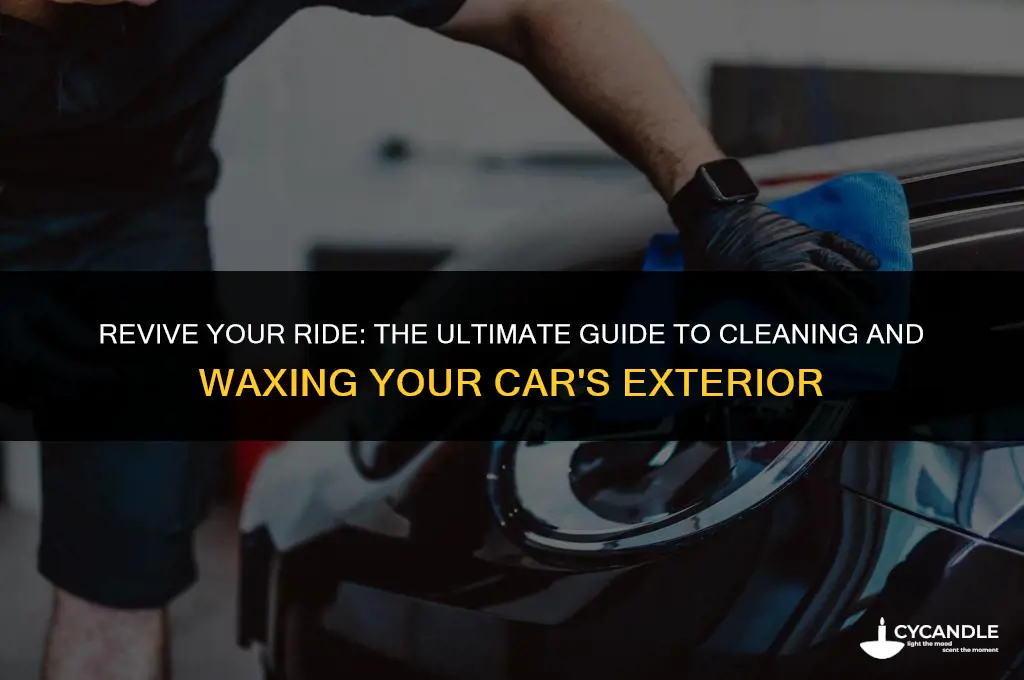 how to clean and wax car exterior