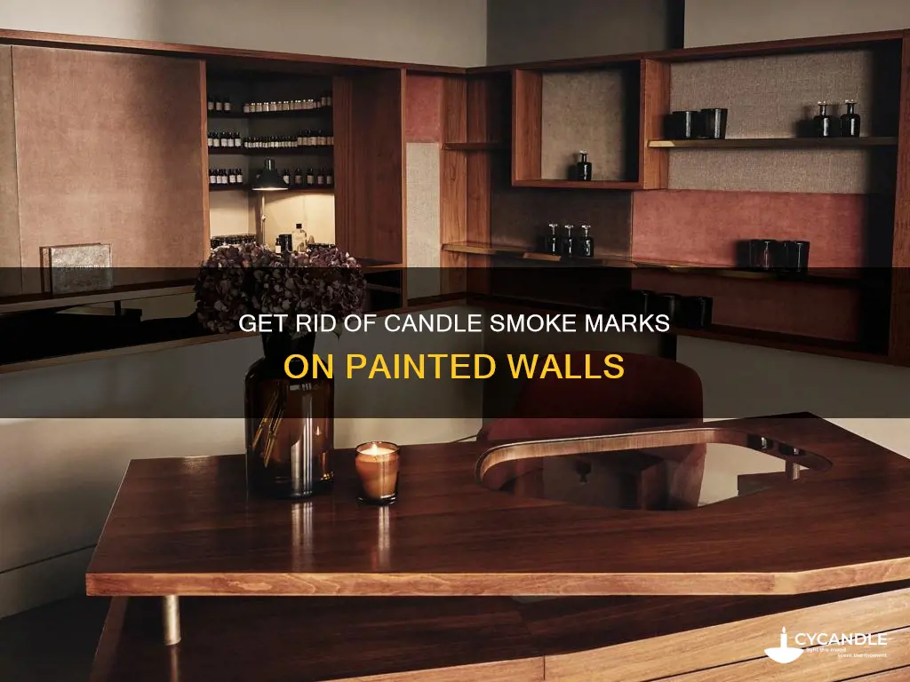 how to clean candle smoke off painted walls