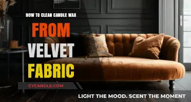 Effective Methods to Remove Candle Wax from Velvet Fabric