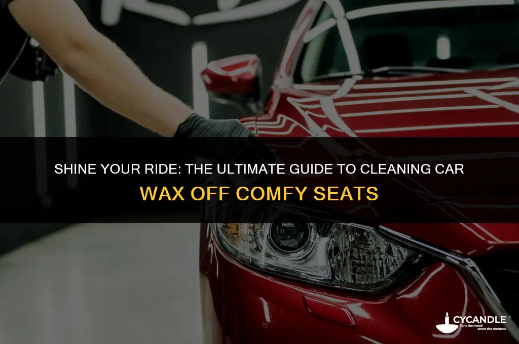 how to clean comondes with car wax