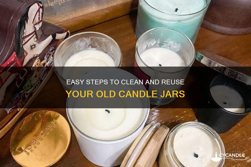 how to clean make candle