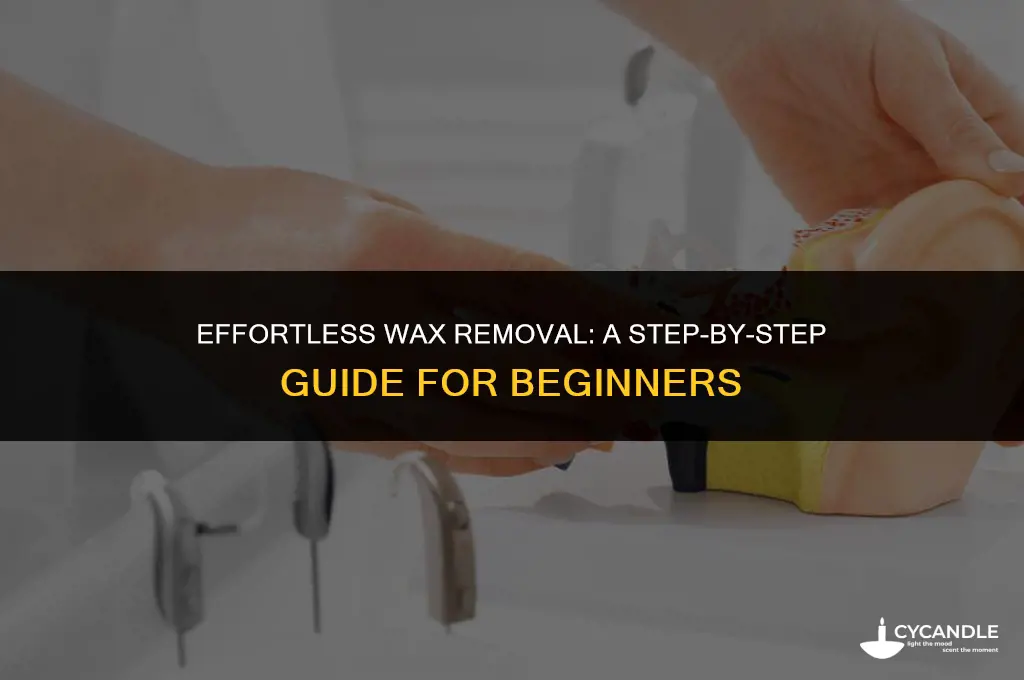 how to clean off wax