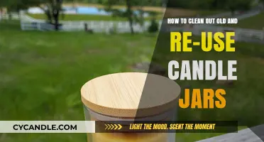 Revive and Reuse: Cleaning Old Candle Jars for Creative Repurposing