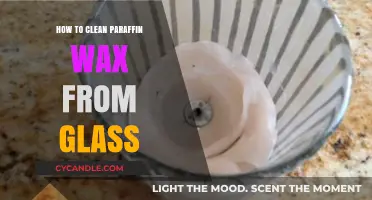 Effective Methods to Remove Paraffin Wax from Glass Surfaces Easily