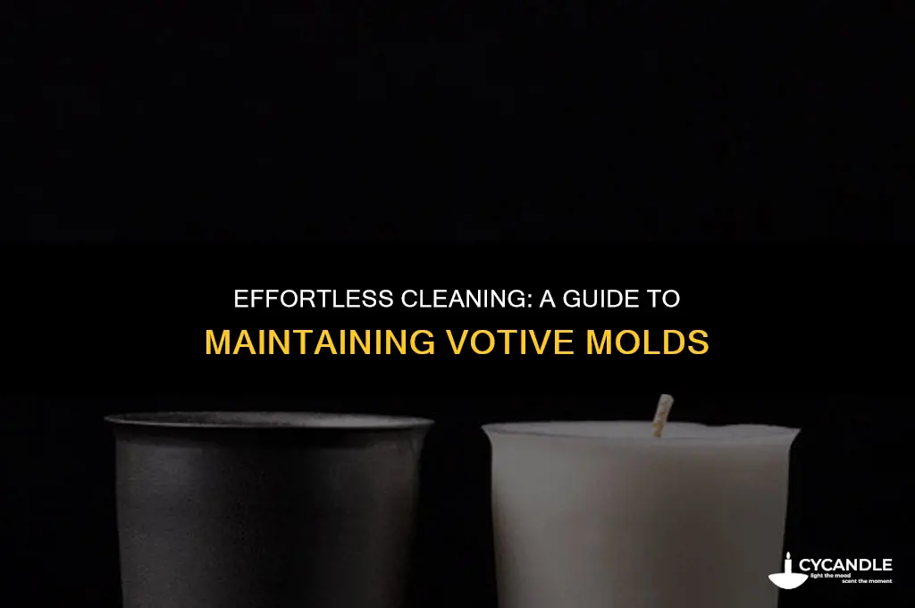 how to clean votive molds