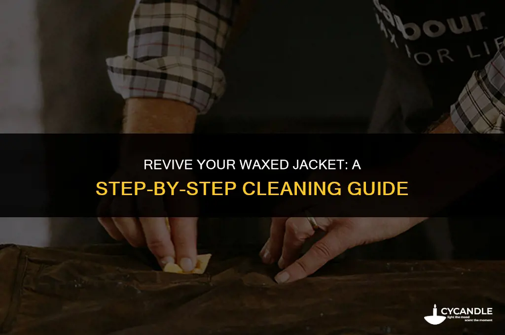 how to clean waxed jacket