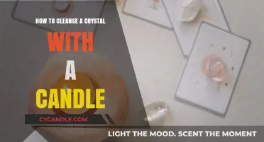 Cleansing Crystals with Candles: A Spiritual Guide