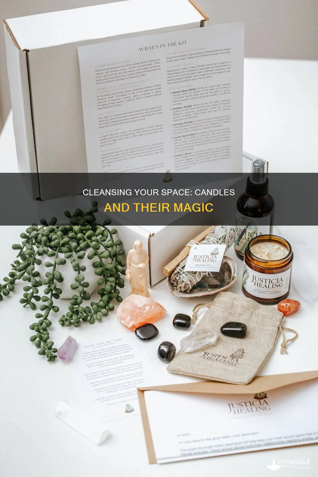 how to cleanse a room with a candle