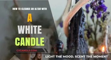 Cleansing Your Altar: White Candle Method