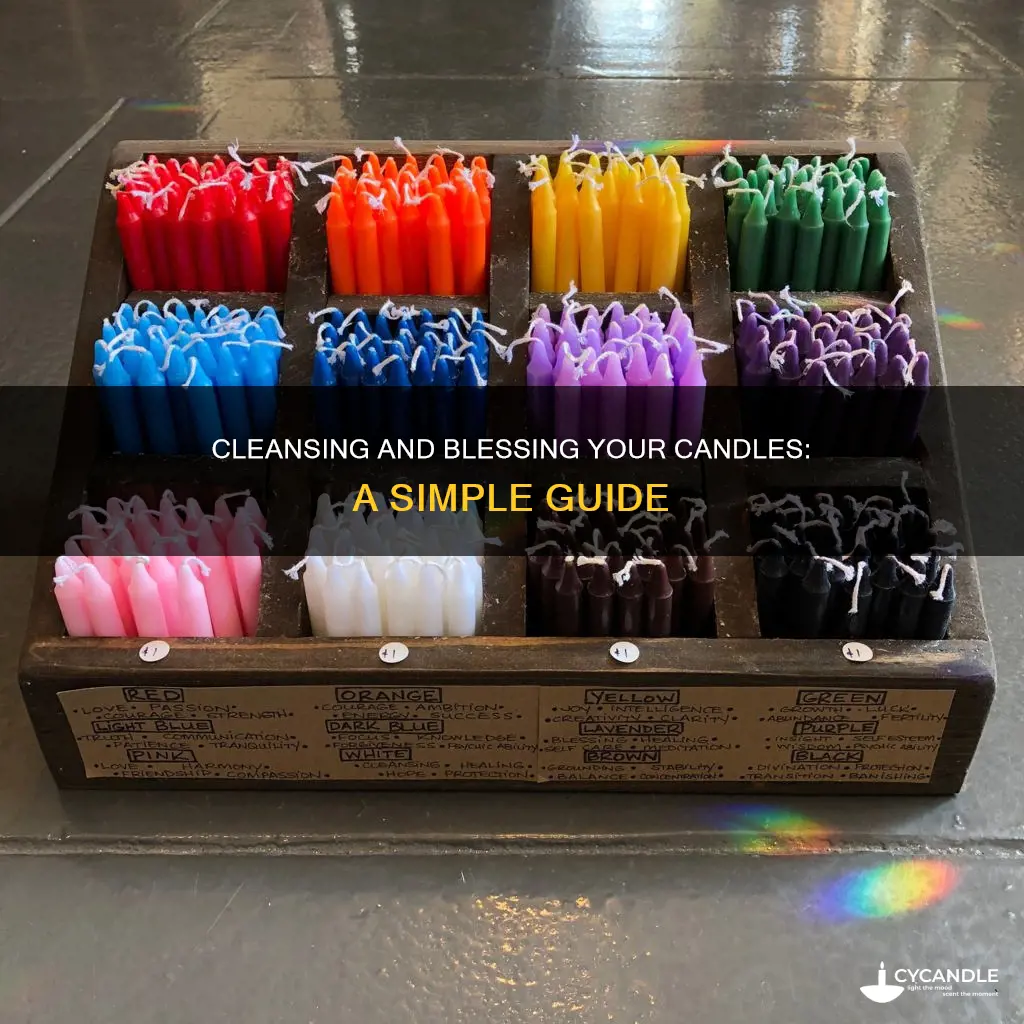how to cleanse and bless a candle