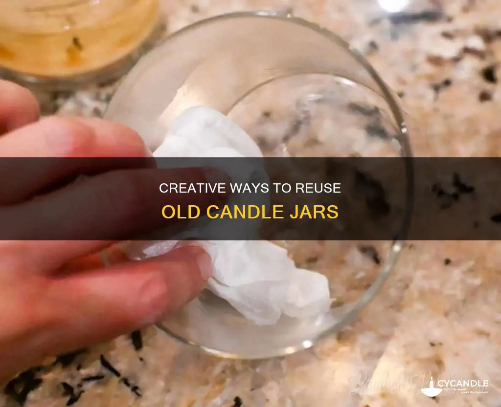 how to clear a candle jar