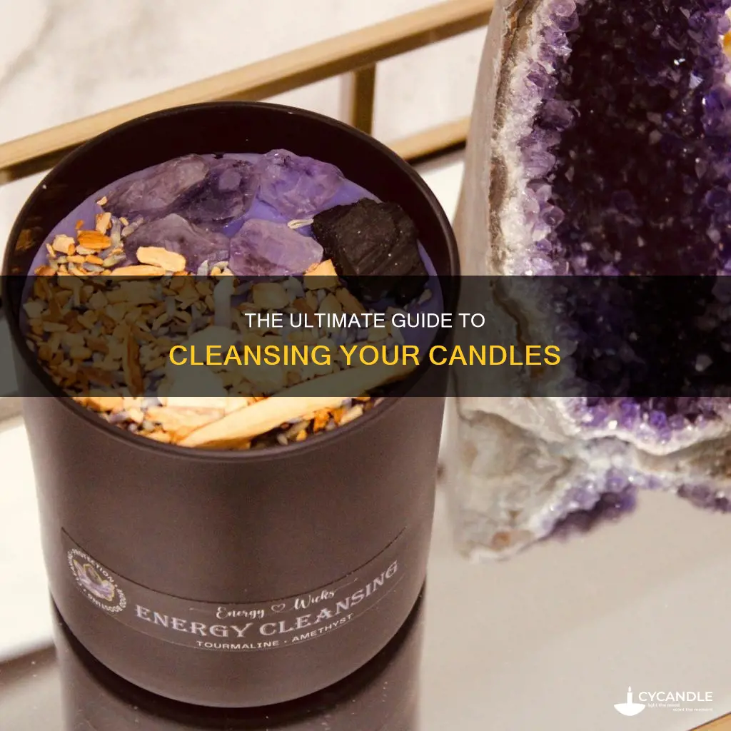 how to clense a candle