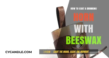 Coating Your Drinking Horn with Beeswax: A Step-by-Step Guide