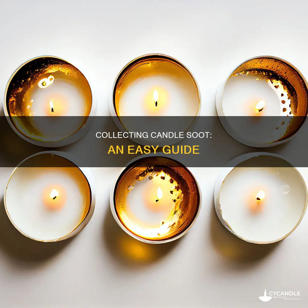 how to collect candle soot
