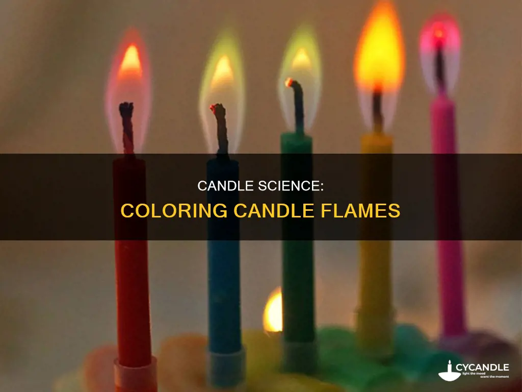 how to color a candle flame
