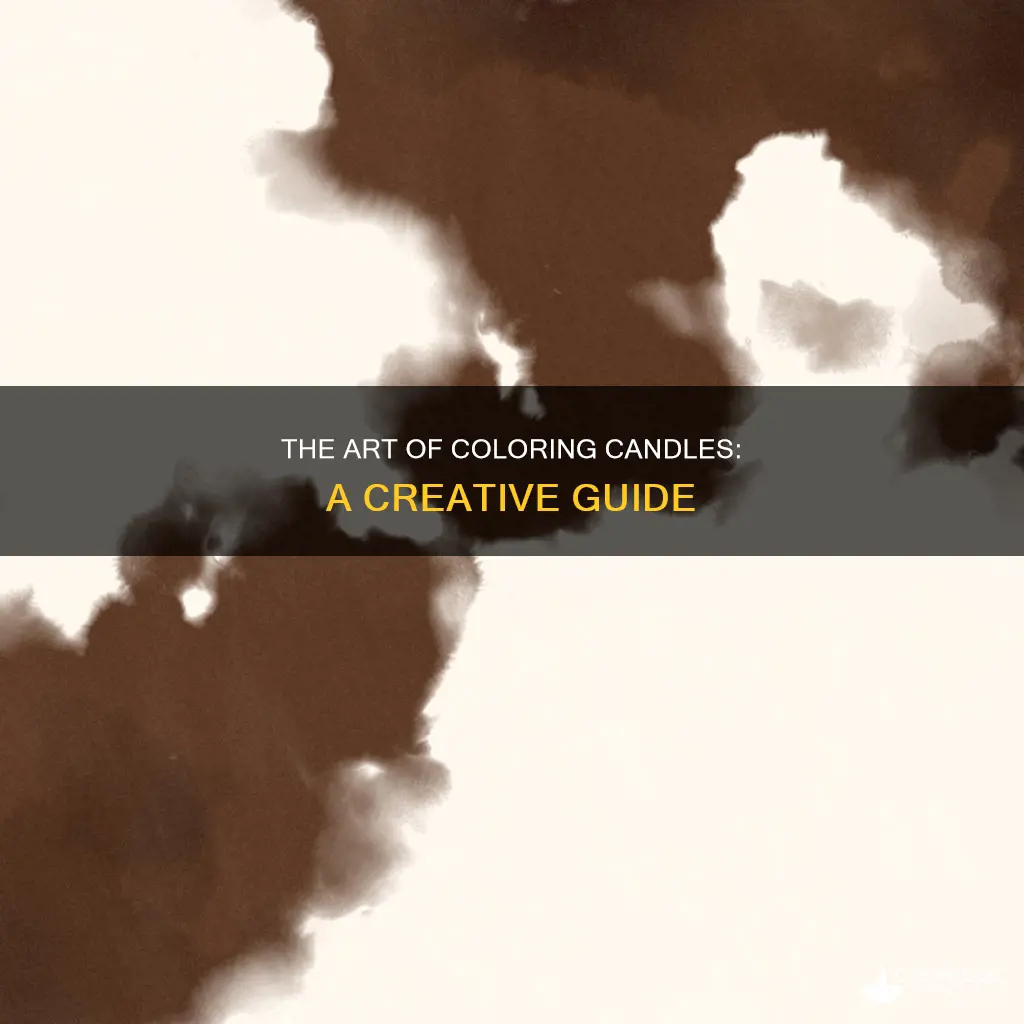 how to color candle s