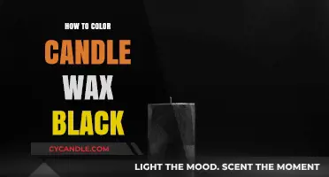 Mastering the Art of Coloring Candle Wax Deep Black