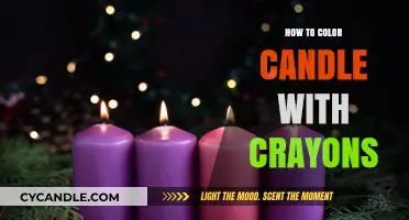 Creative Candle Coloring with Crayons: A Fun DIY Project