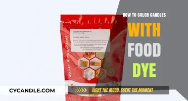 Creating Colorful Candles: Food Dye Magic