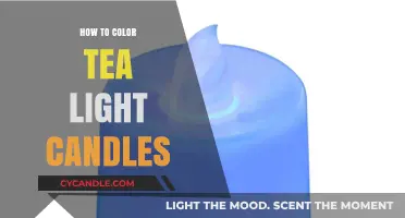 Creative DIY: Coloring Tea Light Candles for Unique Home Decor