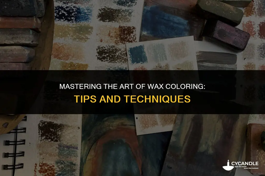 how to color wax