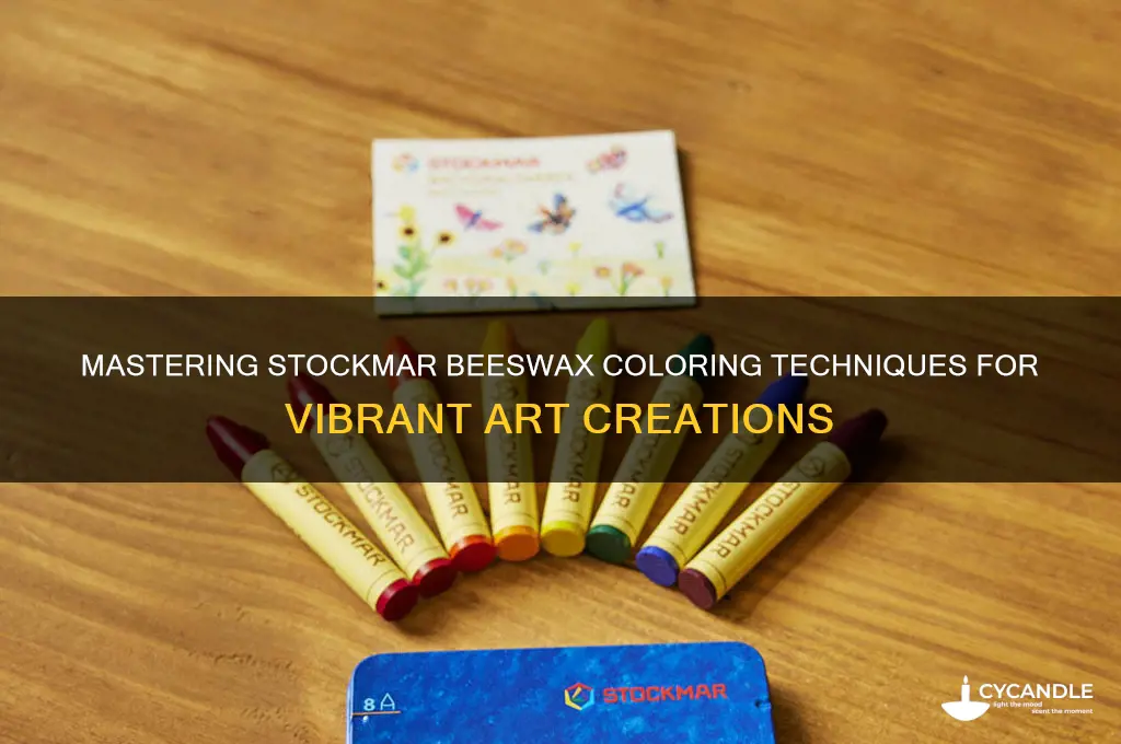 how to color with stockmar beeswax