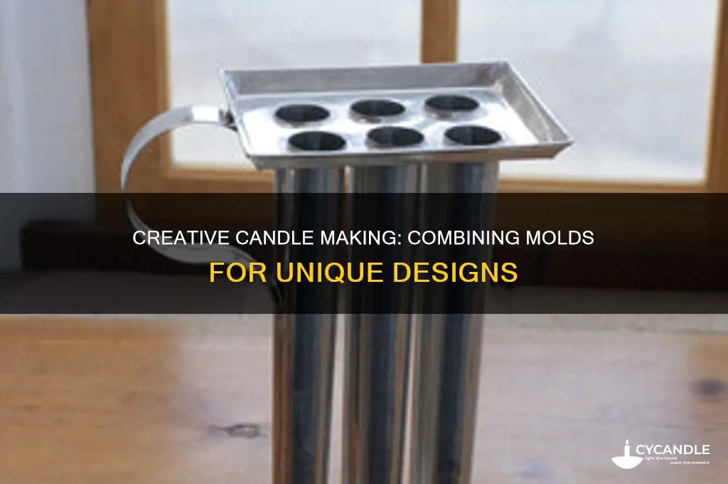 how to combine candle molds to make one candle