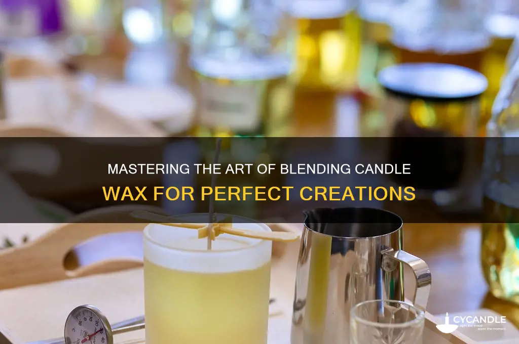 how to combine candle wax