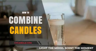 Creating a Warm and Cozy Ambiance by Combining Candles