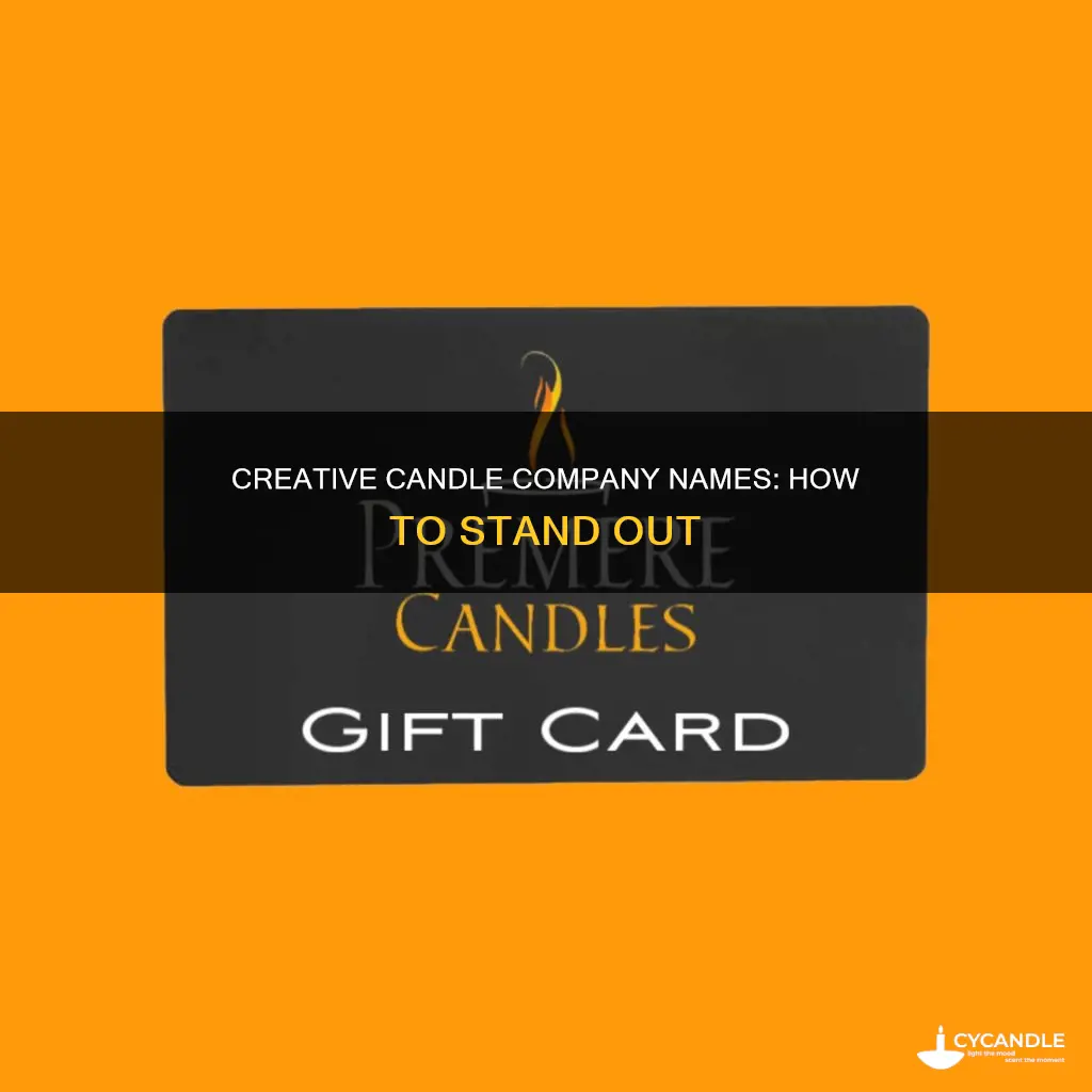 how to come up with a candle business name