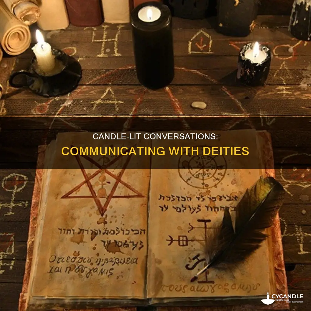 how to communicate with deities through candles