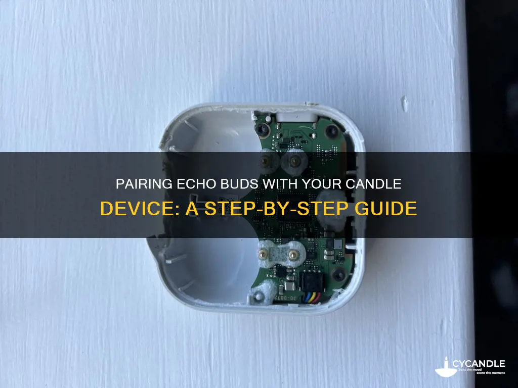 how to connect echo buds to candle