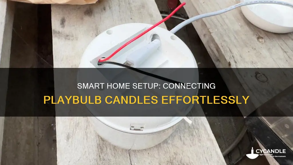 how to connect playbulb candle