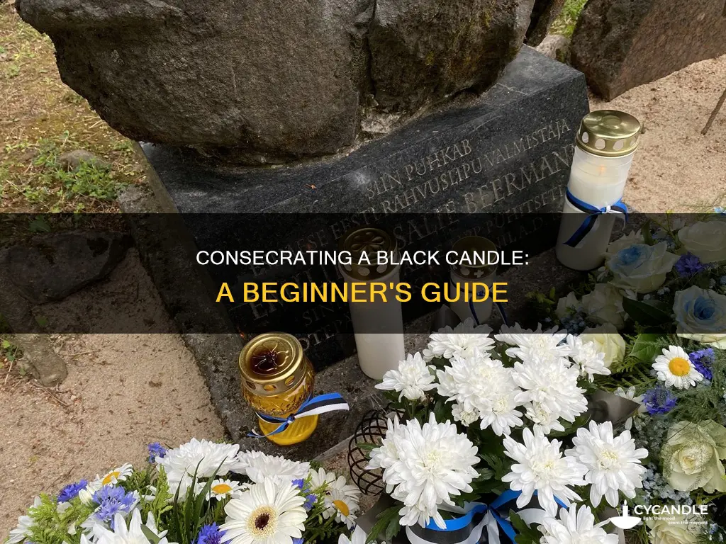 how to consecrate a black candle