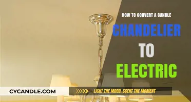 Transforming Candle Chandeliers: An Electric Makeover