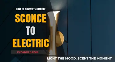 Transforming Candle Sconces: An Electric Makeover