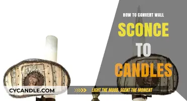 Transforming Wall Sconces: From Electric to Candlelit Charm