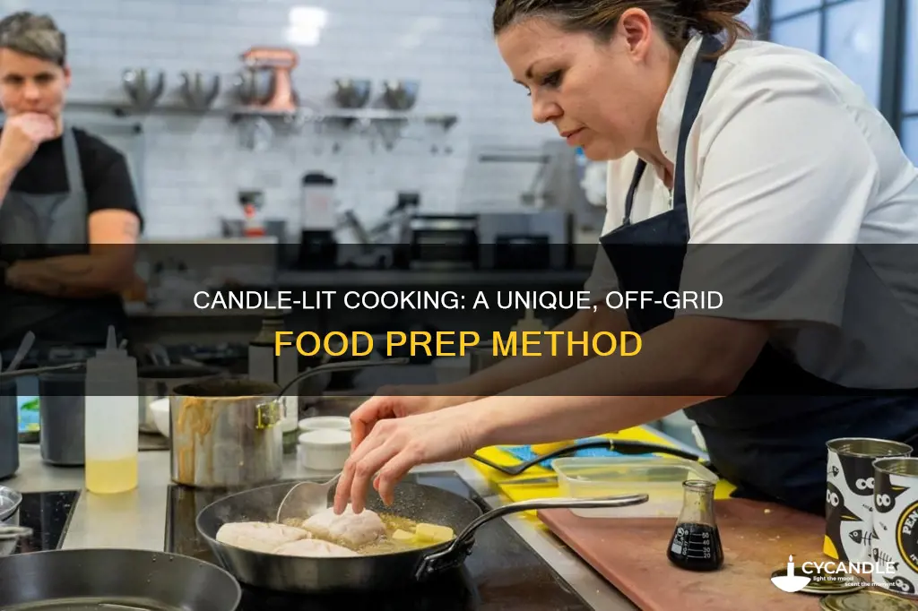 how to cook food with a candle