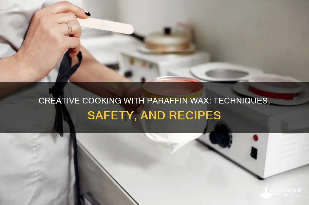 how to cook with paraffin wax