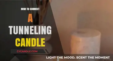 Correcting a Tunneling Candle: Quick and Easy Solutions