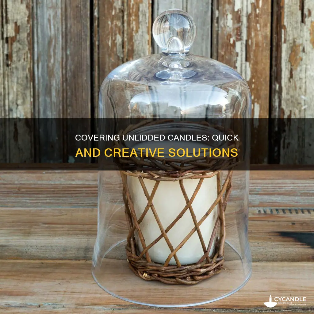 how to cover a candle that doesn