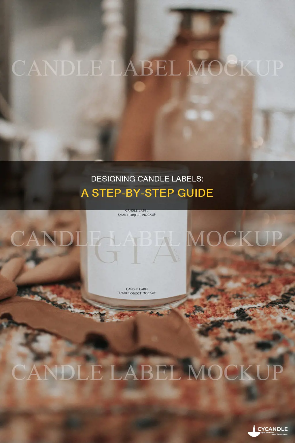 how to create a candle label