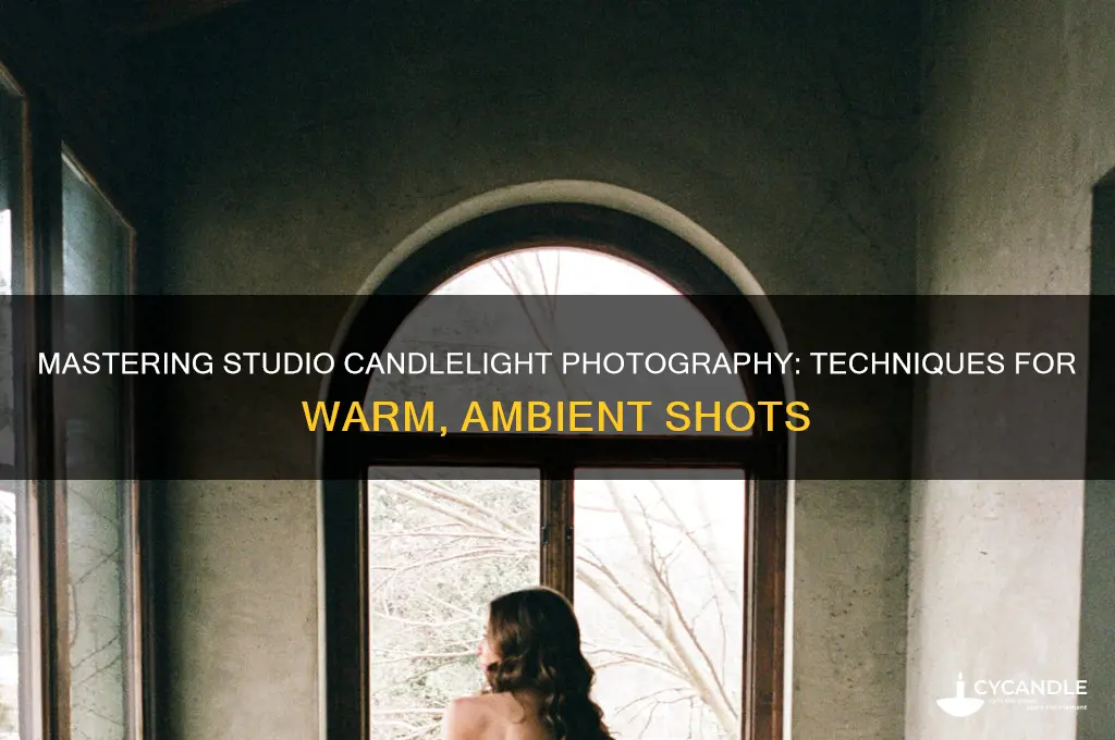 how to create a candle light in photography studio