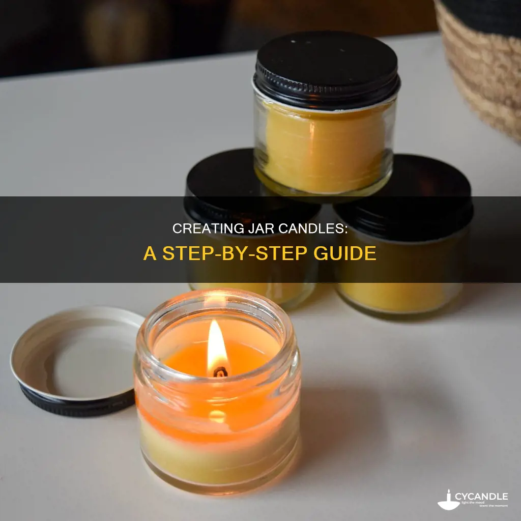 how to create a jar candles