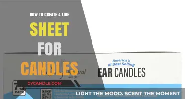 Creating a Line Sheet for Your Candle Business