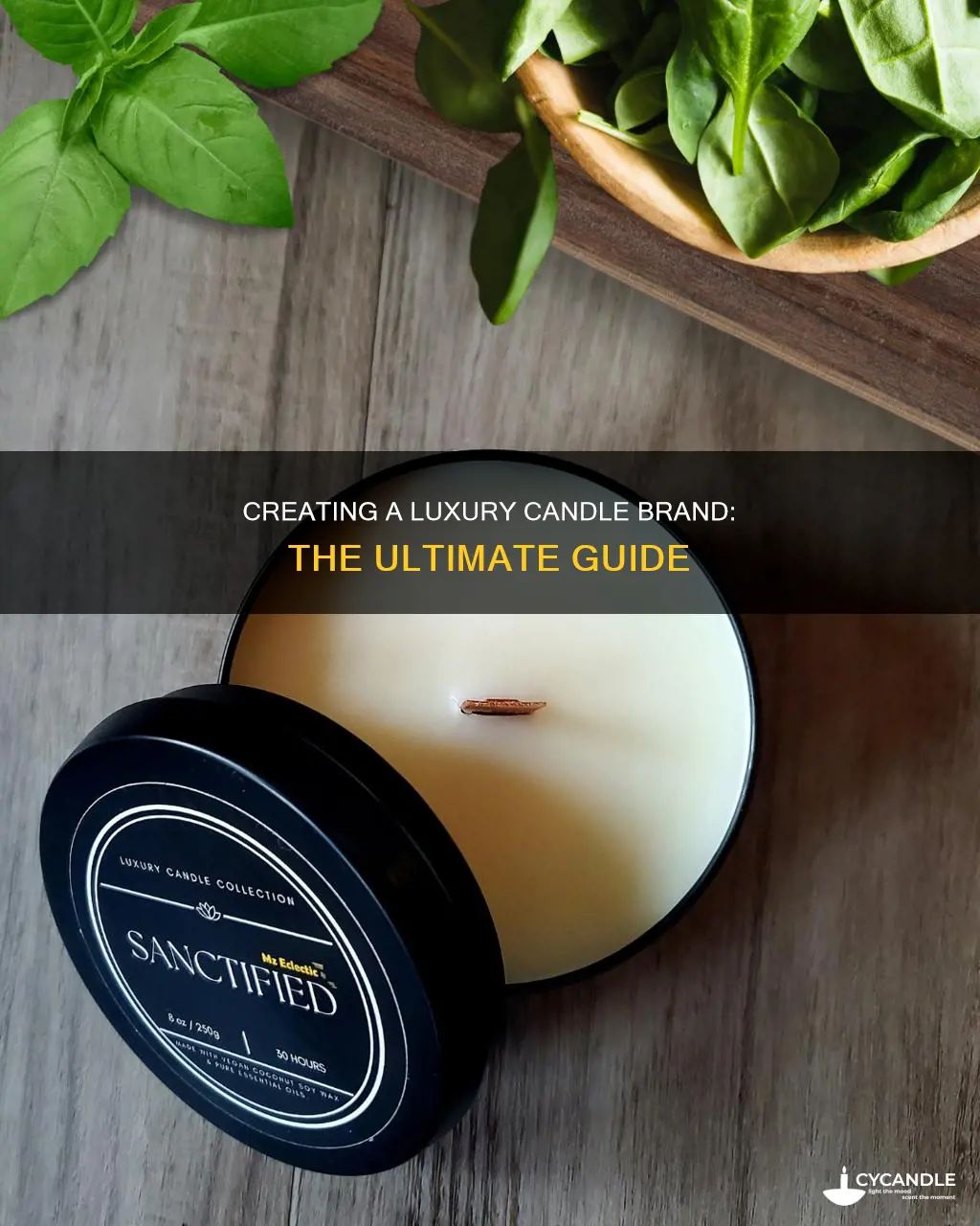 how to create a luxury candle brand