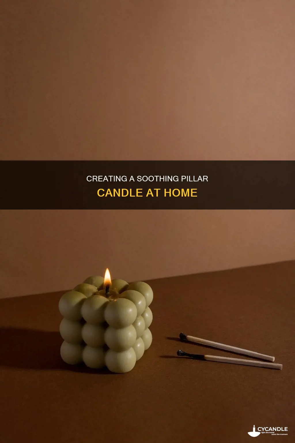 how to create a pillar candle